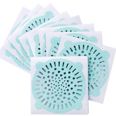 

10pcs Hair Catcher Floor Drain Strainer Disposable kitchen sink strainer stopper Shower Filter Bath Stopper floor drain