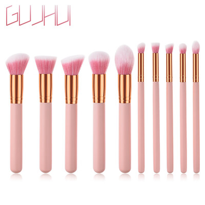 

Toponeto Foundation Cosmetic Eyebrow Eyeshadow Brush Makeup Brush Sets Tools 10PCS