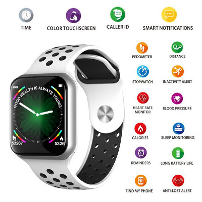 

F8 Smart Bracelets 13" Screen Smart Watch BT40 IP67 Water Resistance Heart Rate Bloods Pressures Monitoring Calorie Fitness Alar