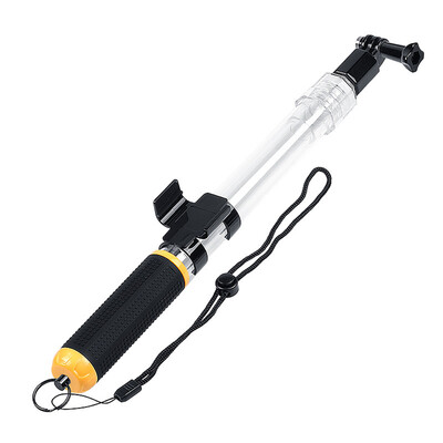 

Replacement for Gopro Hero Camera Extendable Transparent Pole Selfie Stick Waterproof Telescoping Monopod