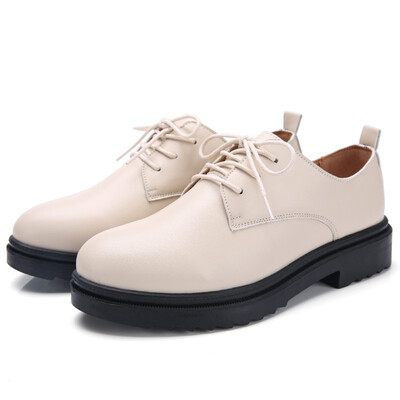 

2018 British College wind womens shoes with a single shoes autumn shoes casual work shoes literary retro small shoes female soft