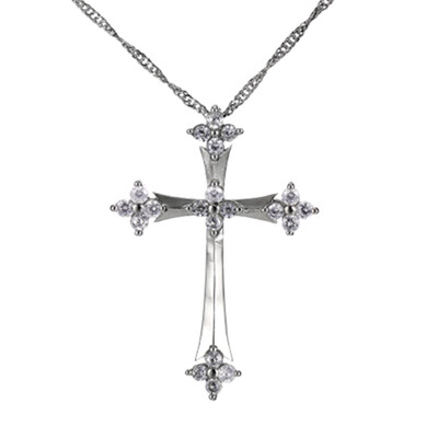 

Fashion Cross Necklace Pendant For Women Cross Zircon Pendant Jewelrynot including the chain