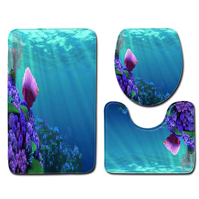 

〖Follure〗3pcs Non-Slip Bath Mat Bathroom Kitchen Carpet Doormats Decor