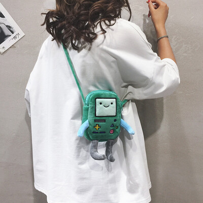 

Cartoon cute small bag female 2019 new fashion foreign girl doll bag ugly cute plush mini messenger bag