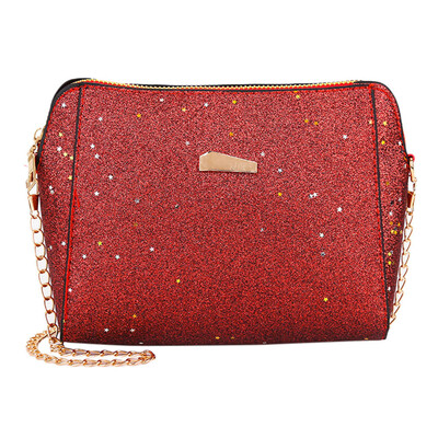 

Women Sequin Crossbody Bag Designer Luxury Shoulder Bags Ladies Chain Messenger Bag Shell Shape Handbag T20
