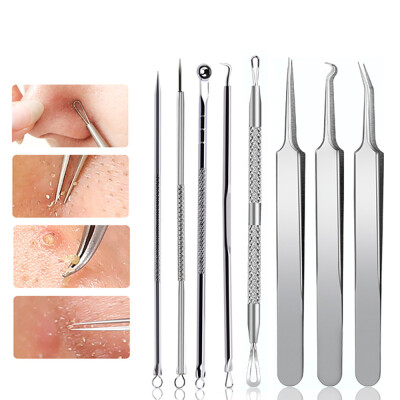 

〖Follure〗8 Pcs Pimple Blemish Comedone Acne Extractor Remover Tool Set