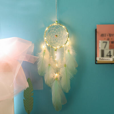 

Dreamcatcher Pendant Crystal Wind Chime Hanging INS Girl Heart Gift Creative Gift Decoration Home Hotel Restaurant Party