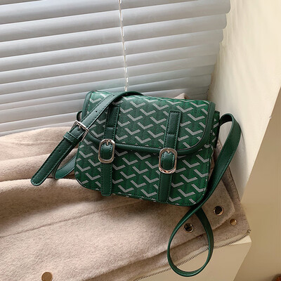 

2019 new popular bag female ins super fire dog tooth bag fashion Cambridge bag wild shoulder Messenger bag female