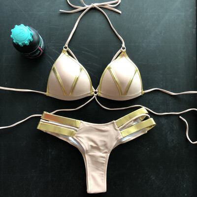 

Womens Bikini Set Beach Swimsuit Padded Push-up Bathing Suit Swimwear Beachwear