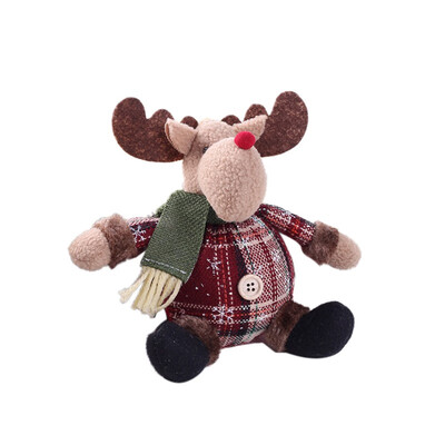 

New Hot Christmas Santa Claus Snowman Elk Ornaments Cartoon Doll Perfect for Holiday Home Bar Party Decor Gift Decorative