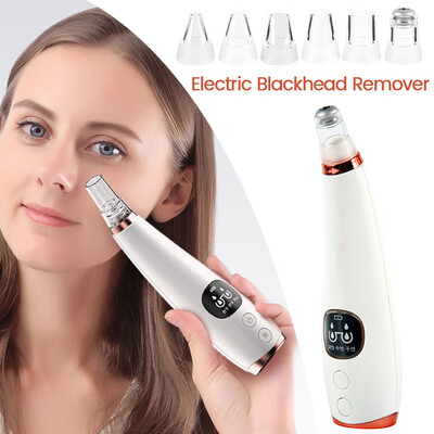 

Blackhead Remover Facial Cleaner Deep Pore Vacuum Acne Pimple Vacuum Suction Tool Diamond Beauty Tool Household SPA Skin Care
