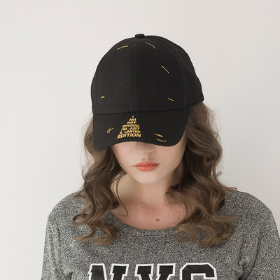 

Embroidered letter Sun Hat Joker triangle baseball cap Korean fashion Cap street tide Sun Hat wholesale