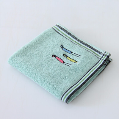 

New Square Hand Towel 100 Cotton 3535cm Absorbent Home Textile Washcloth 5 colors Towel