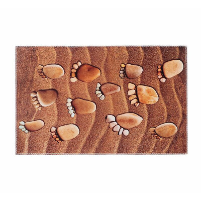 

Carpet Doormat Mat Stone Print Bath Rug Non-Slip Doormat Home Decorative Welcome Floor Mats