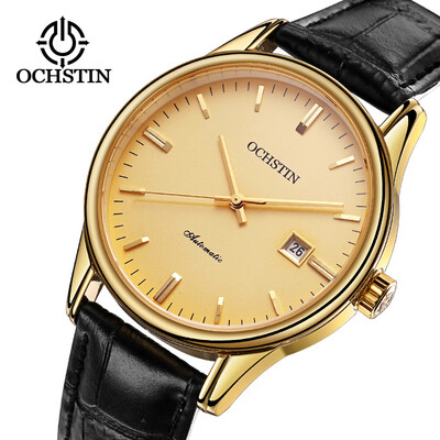 

Augustus OCHSTIN imported movement leather waterproof mens automatic mechanical watch mens watch