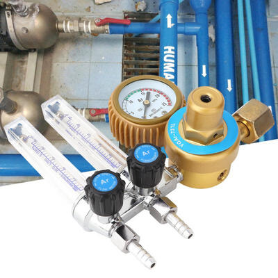 

Greensen 025MPa Argon Gas Pressure Reducer Regulator Double Gauge Meter Welding Accessory