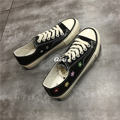 

2019 summer new style new style fashionable shoes Korean-style skate shoes Korean plate shoes womens old-style canvas shoes