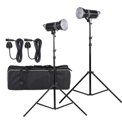 

5600K 100W Studio Location Bowens Mount LED Fill-in Light Lamp Kit with Light Stand Lamp Shade Carrying Bag