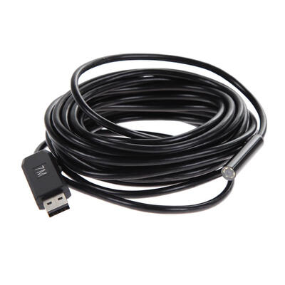 

9mm Lens 7M USB Endoscope Waterproof 6 LED Borescope Tube Inspection Video