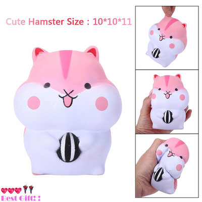 

YIWULA1PC Cute Hamster Slow Rising Collection Squeeze Stress Reliever Toy