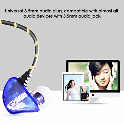 

35mm Wired Headset In Ear Music Headphones Smart Phone Earphone Hands-free with Microphone