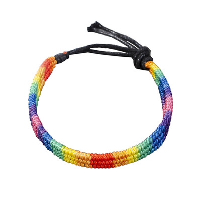 

Fashion Gay lesbian Rainbow thick Brazilian Friendship Bracelet