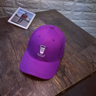 

Hat Female Korean Fashion Purple Duck Tongue Cap Korean Street Trendy Hat Spring&Summer Bent Corner Baseball Cap Male