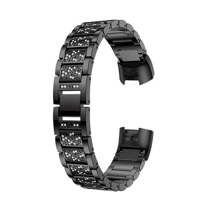 

〖Follure〗Watch Bands For Fitbit Charge 3 Bracelet Stainless Steel Diamond Replacement