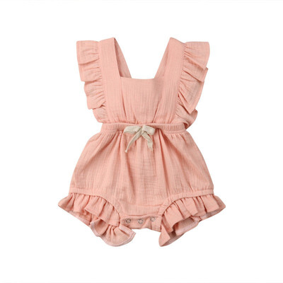 

Newborn Baby Girls Clothing 100Cotton Romper Bodysuit Jumpsuit Clothes 0-24M