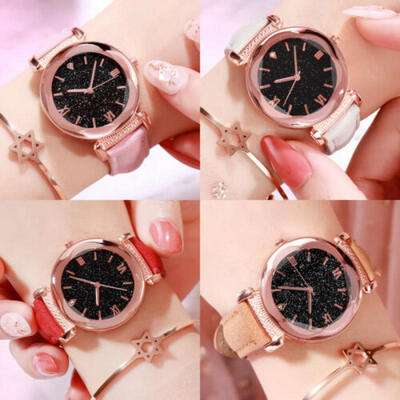 

Ladies Watch Starry Sky Diamond Dial Women Bracelet Watches Magnetic Stainless