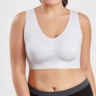 

Nomeni Women Pure Color Plus Size Ultra-thin Large Bra Sports Bra Full Bra Cup Tops