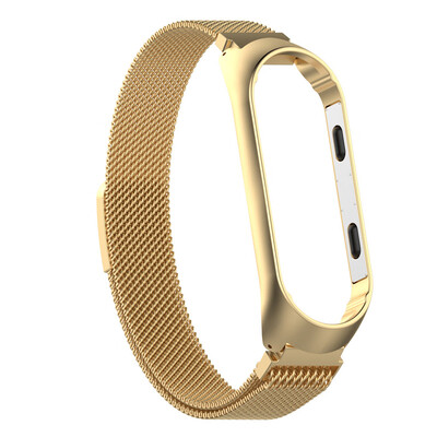 

〖Follure〗Small Milanese Magnetic Stainless Steel Watch Band Strap For Xiaomi Mi Band 3
