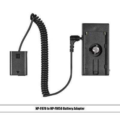 

Andoer NP-F970 to LP-E6 Dummy Battery Plate Mount Adapter Spring Cable for Canon EOS 5DII 5DIII 5DS 5DSR 6D 7DII 60D 80D 70D