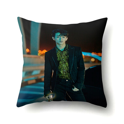 

redCherry Kpop SuperM Jopping Square Throw Pillow Case Cushion Cover 18x18 inch