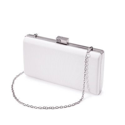 

Realer women shoulder bag Party Wedding ladies clutch bags Female evening small messenger bag chain purses&handbags white