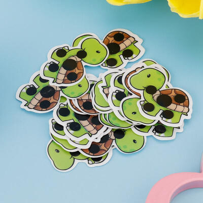 

Greensen 20pcs Cartoon Tortoise Children Kids Baby Care Flexible Body Fever Forehead Thermometer Sticker