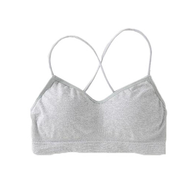 

Sexy Beauty Back Cross Hollow Camisole Female Bottoming Sports Bra