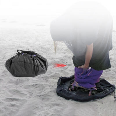 

Greensen Surfboard Diving Beach Dressing Pads Diving Suit Tote Bag Swimming Storage Bag Black