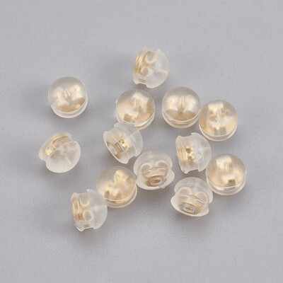 

316 Stainless Steel Ear Nuts Golden 5x4mm Hole 05mm