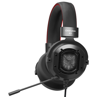 

ONIKUMA K3 35mm Gaming Headset Stereo Over Ear Headphones RGB LED Lights Noise-canceling Microphone Volume Control for PS4 New Xb
