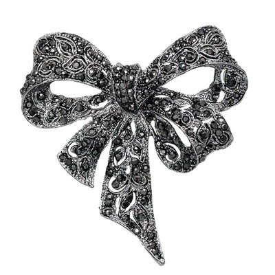 

Luxury Women Rhinestone Brooches & Pins Big Bowknot Brooch Pin Vintage Fashion Lapel Pin Jewelry