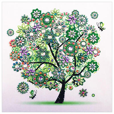 

5D DIY Special-shaped Drill Diamond Painting Tree Spring Cross Stitch Kit