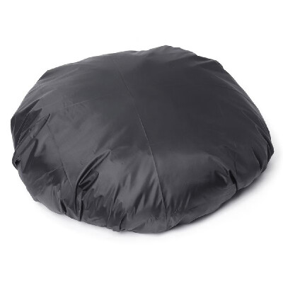 

Patio Round Fire Pit Cover UV Waterproof Protection 44" Black Outdoor Grill