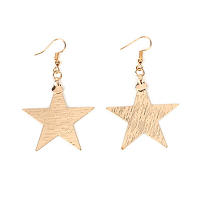 

Creative Geometric Dangle 3 Type Unique StarLoveCircle Geometric Drawing Earrings Pendant Drawing 3 Star\Love\Circle Earring