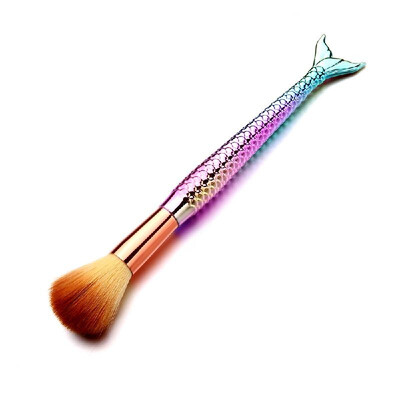 

Nail Soft Dust Cleaner Mermaid Handle Makeup Brush Acrylic UV Gel Powder Removal Manicure Tool