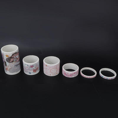 

Greensen 6 Roll Novel Sticker Tape Popular Cute Style Decals DIY Vivid Stickers for Diary