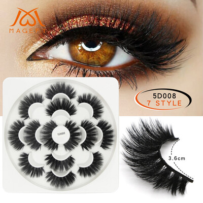 

〖Follure〗Party 5D False Eyelashes Lashes Voluminous Eye Lashes 7 Pair Makeup Lashes
