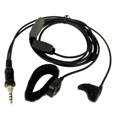 

Vibrate Ear Bone Earpiece Speaker Mic 2 in 1 Finger PTT Headset Replacement for Yaesu Vertex VX-6R VX-7R FT-270