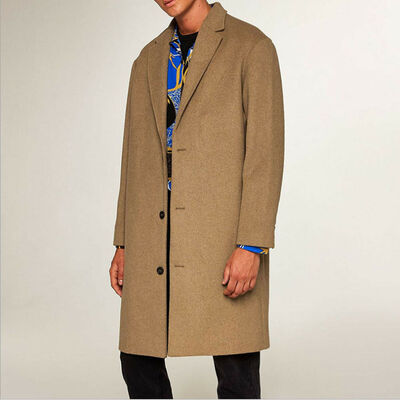 

Fashion Mens Wool Coat Winter Jacket Trench Coat Outwear Overcoat Long Sleeve