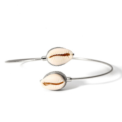 

Shell Arm Bracelet for Women Summer Shell Armband Arm Adjustable Cuff Bracelet